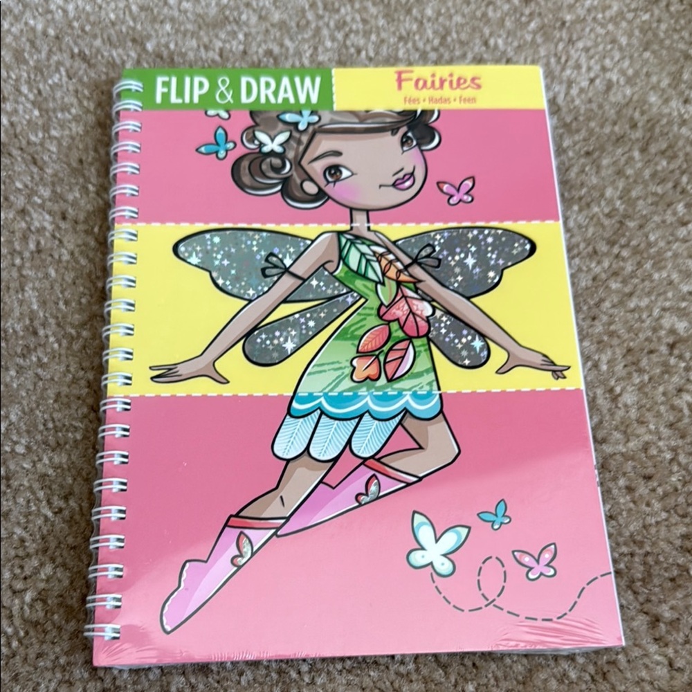 Fairies Flip and Draw Coloring book.  Still shrink wrapped-Brand new!